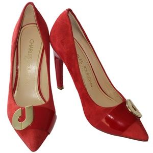 Charles Jourdan Paris Suede Pumps